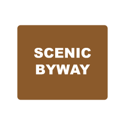 Scenic Route / Byway guide road sign