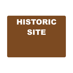 Historical Marker guide road sign