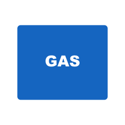 Gas Station service road sign