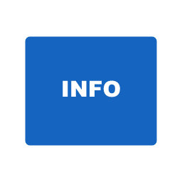 Information Center service road sign