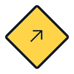 Merge warning road sign